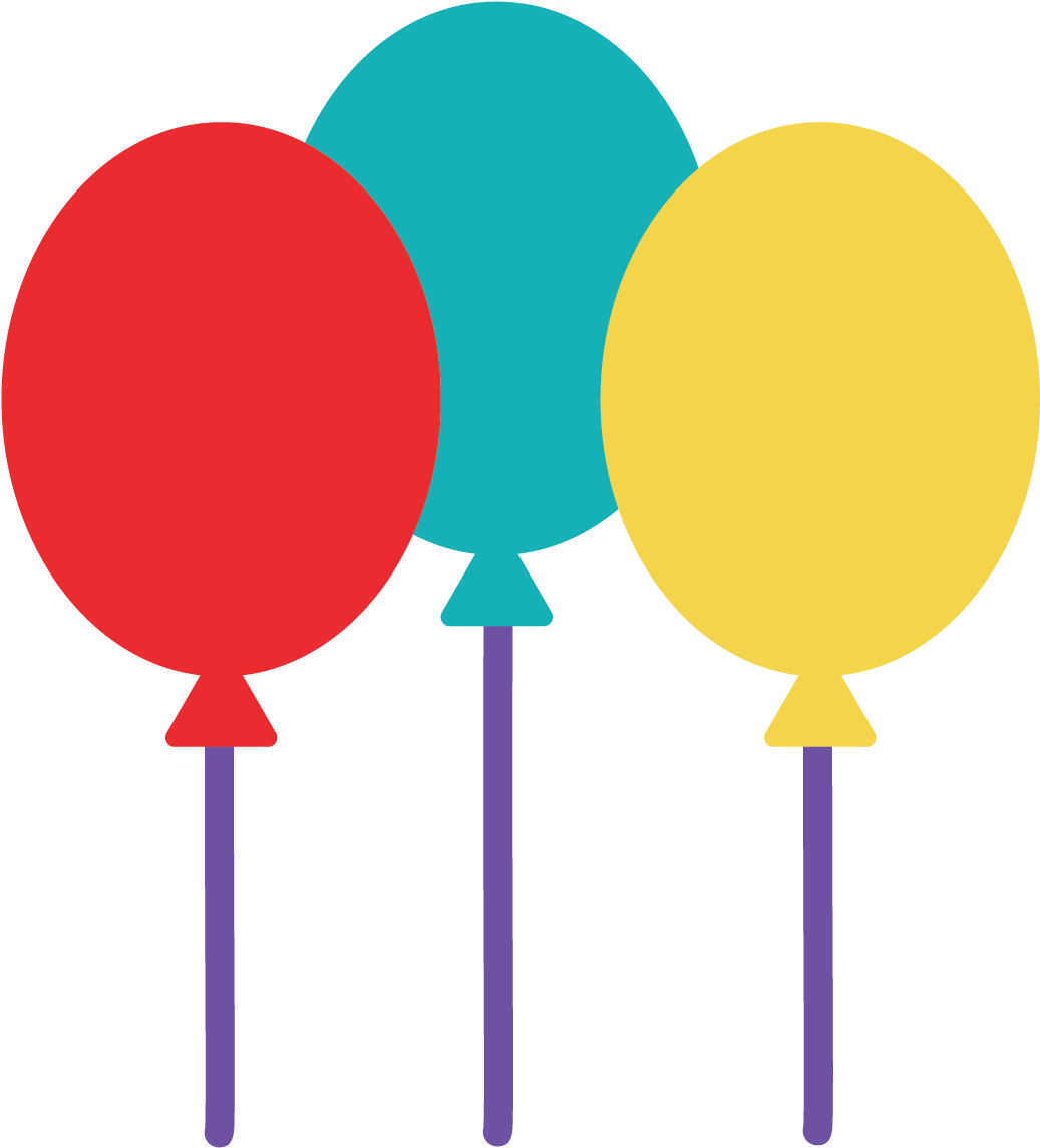 Inicio - Pasteleria - Decoracion - Globos - Illustration Clipart (2551x3300), Png Download