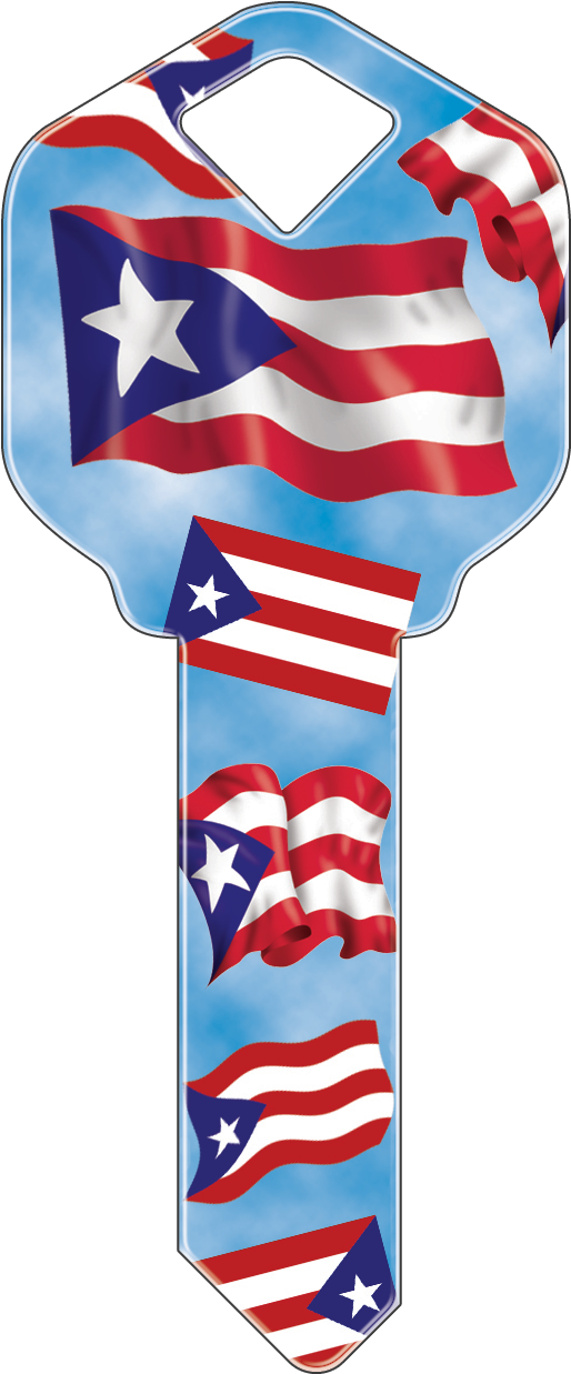 Puerto Rican Flag - Flag Clipart (650x1350), Png Download