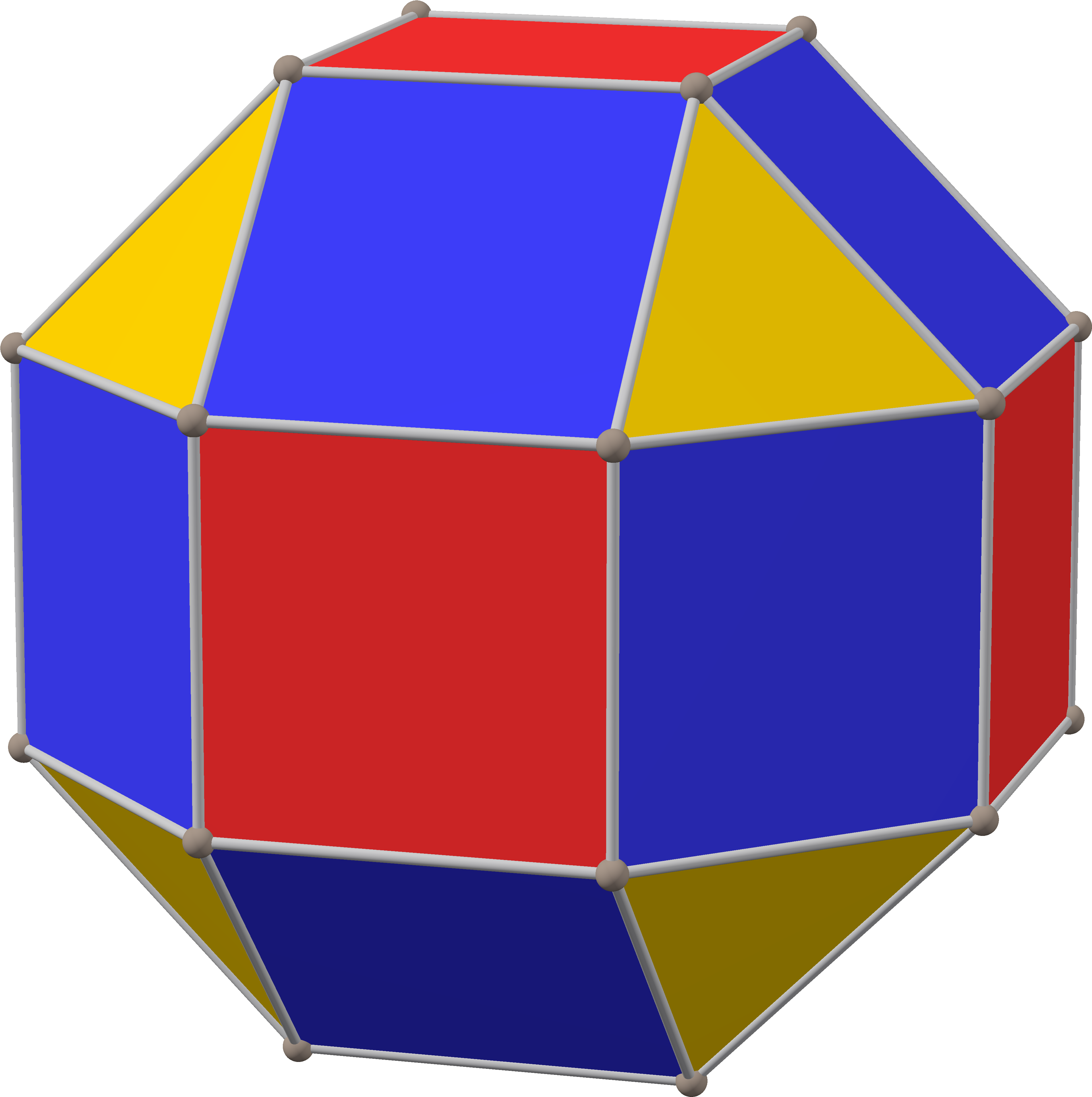 Polyhedron Small Rhombi 6-8 Max Clipart (3906x3910), Png Download