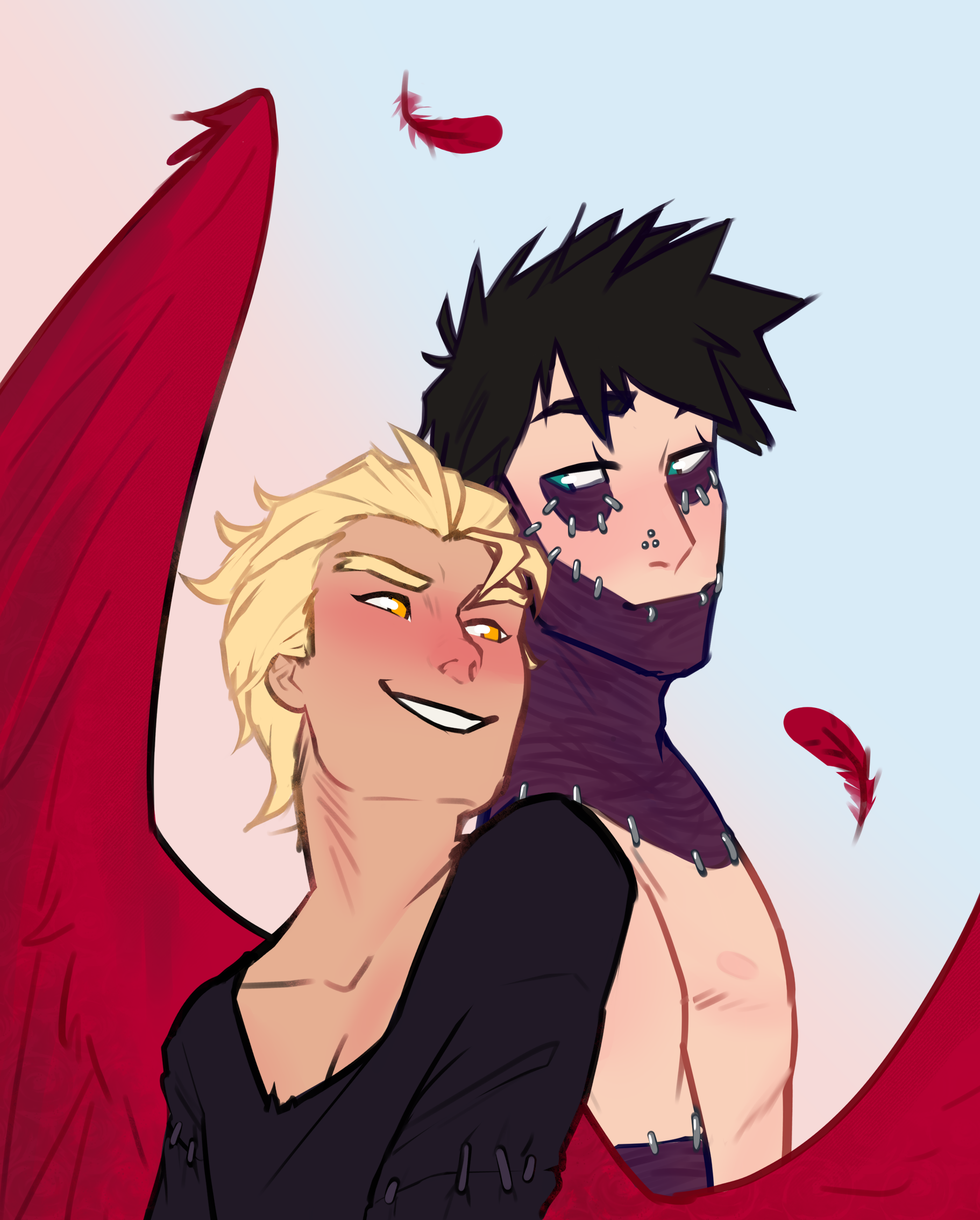 Haha Them Gay - Dabihawks Clipart (1822x2266), Png Download