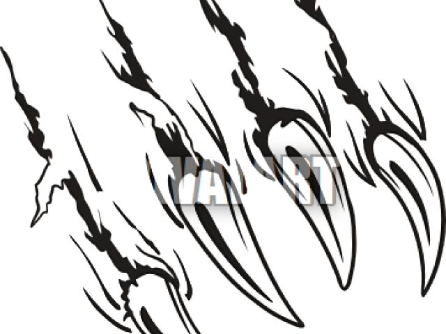 Clip Art Bear Claw - Png Download (640x480), Png Download
