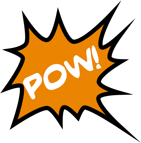 Pow Png - Comics Icon Pow Png Clipart (590x590), Png Download