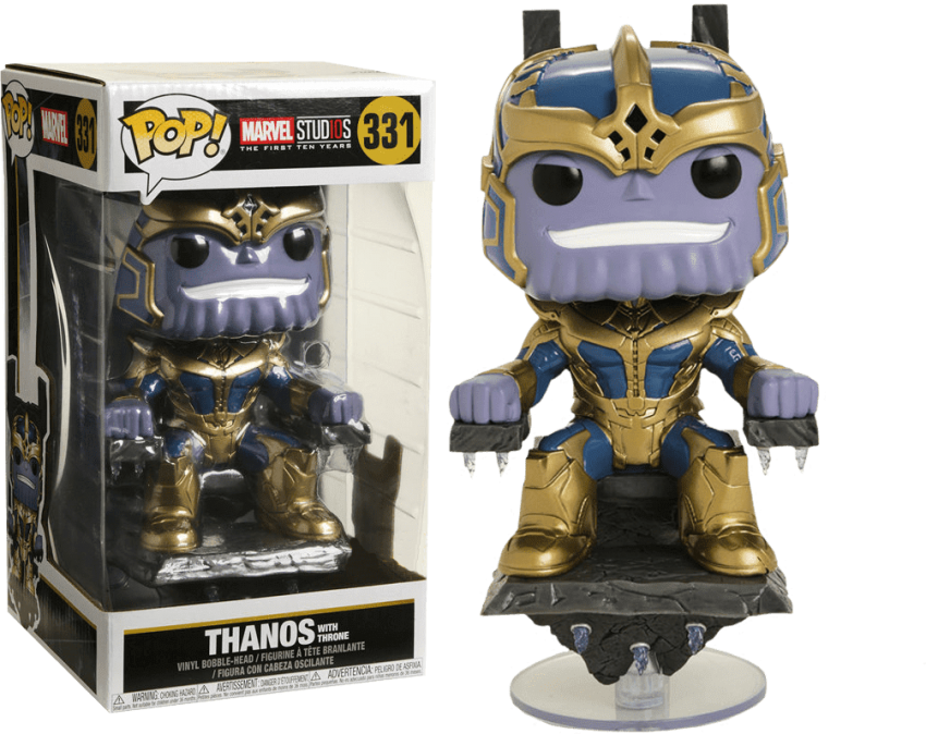 Free Png Download Thanos With Throne Pop Png Images - Thanos On Throne Pop Clipart (850x674), Png Download