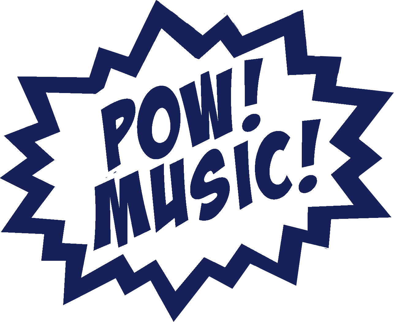 Pow Music Clipart (1286x1052), Png Download