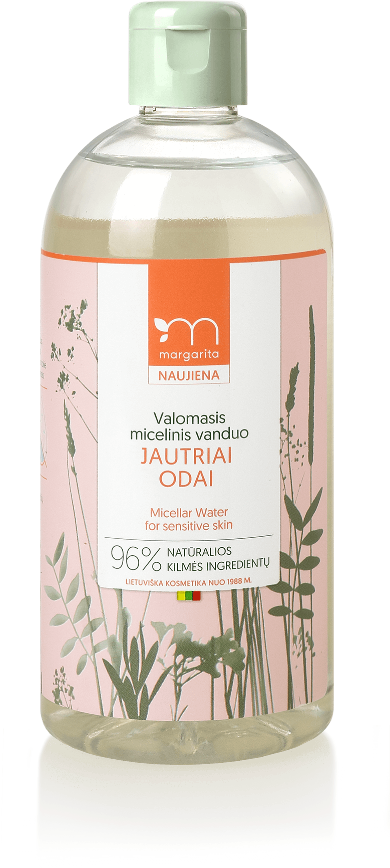 4770001000489 Margarita Naujiena Micelinis Vanduo Copy - Margarita Micelinis Vanduo Clipart (1000x1882), Png Download