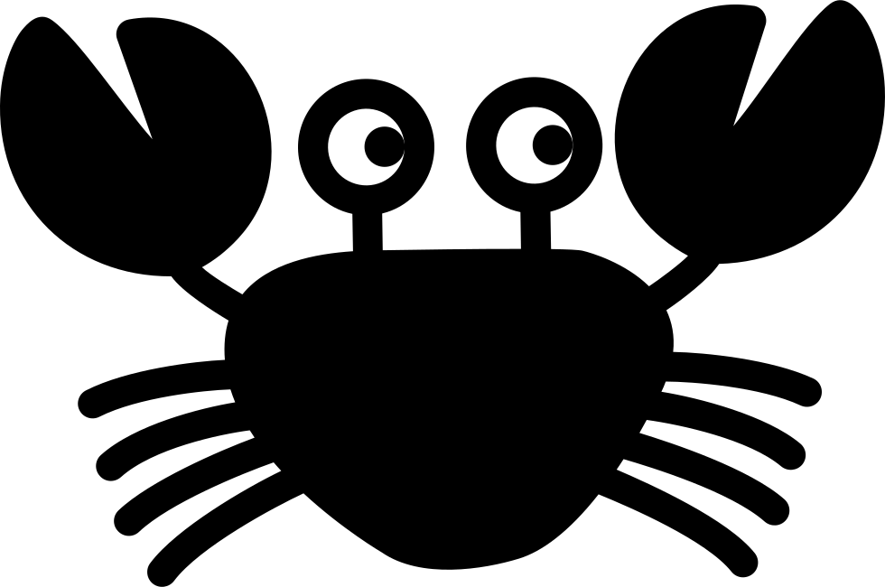 Png File Svg - Crab Icon Png Clipart (980x650), Png Download