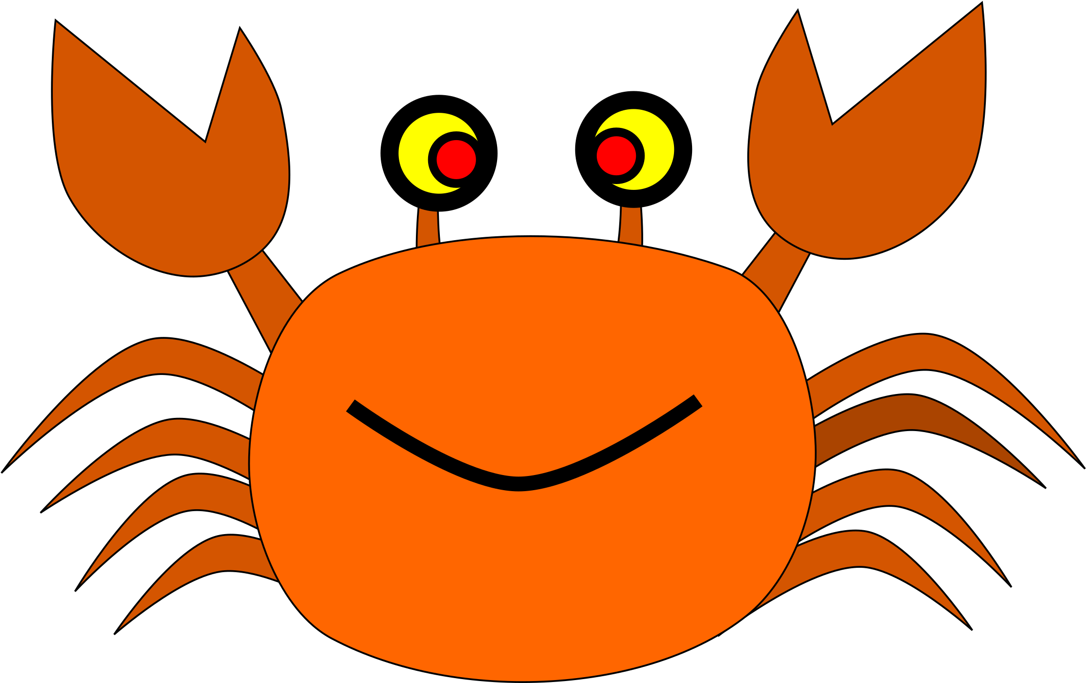 Crab Clipart Spider - Cancer - Png Download (2400x2400), Png Download