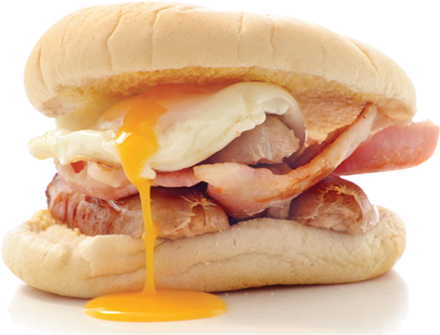 Best Free Breakfast - Breakfast Bap Clipart (1024x1024), Png Download