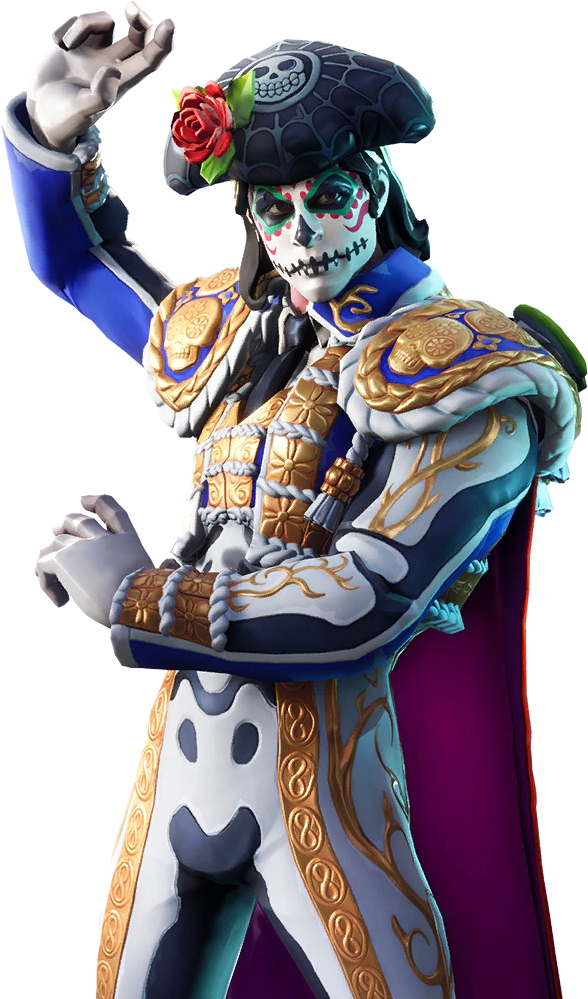 Spirit Cape - Dia De Los Muertos Fortnite Skin Clipart (1024x1024), Png Download