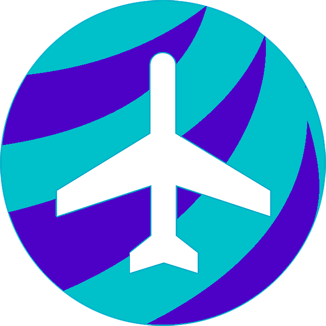 Likes Travel Icon - Travel Blue Icon Png Clipart (640x639), Png Download