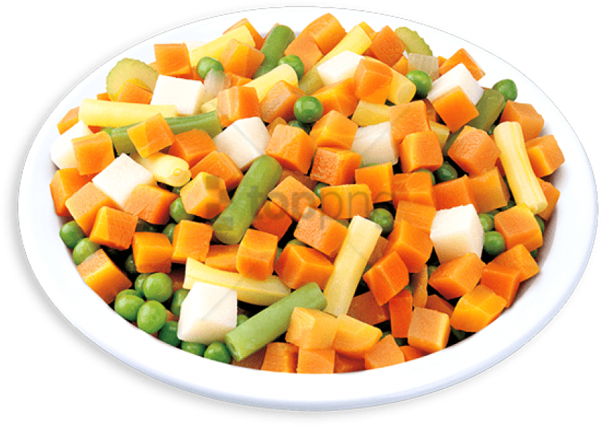 Bonduelle Mixed Vegetables 6 X - Mix Vegetable Salad Png Clipart (600x600), Png Download