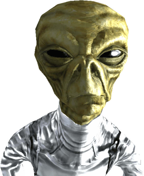 Free Png Download Fallout Alien Png Images Background - Life Possible On Saturn Clipart (850x770), Png Download