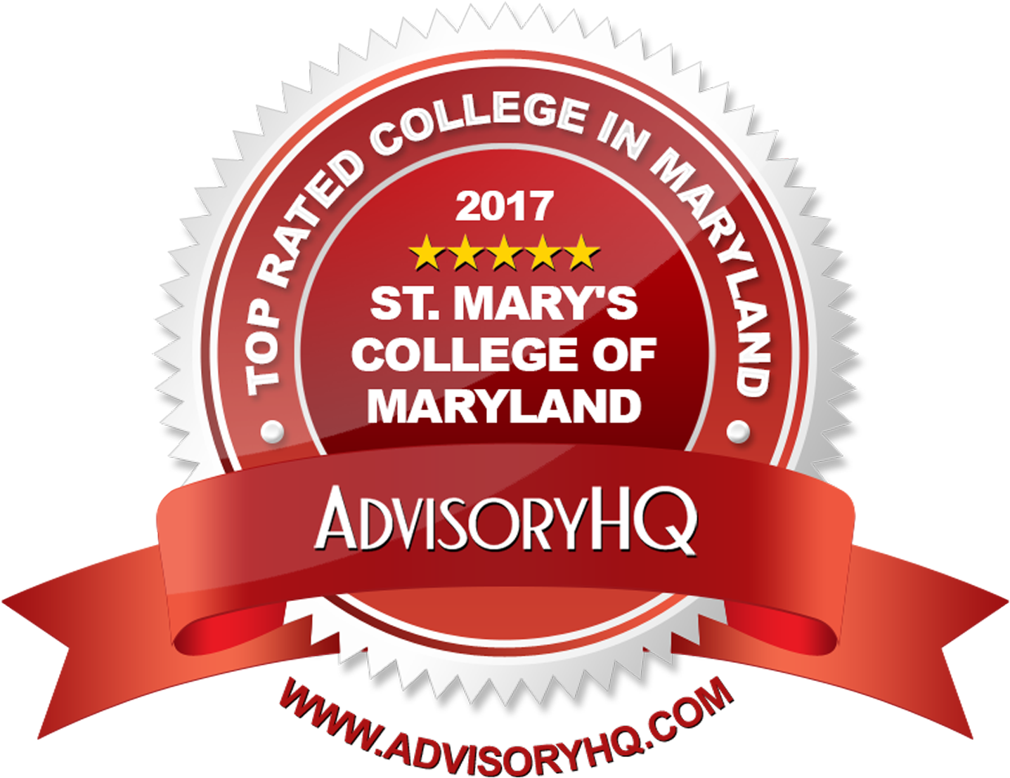 Mary's College Only Public College Included In Advisoryhq - 100% Guarantee Clipart (2000x1469), Png Download