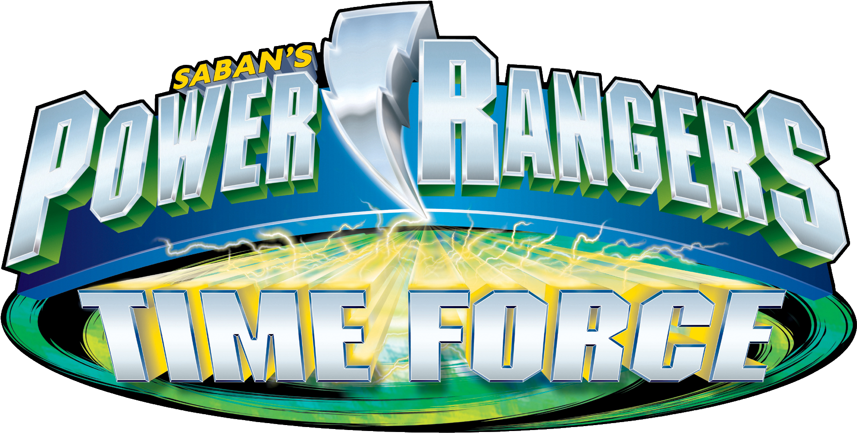 Dvd Clipart Lambang - Power Rangers Time Force Logo - Png Download (1772x880), Png Download