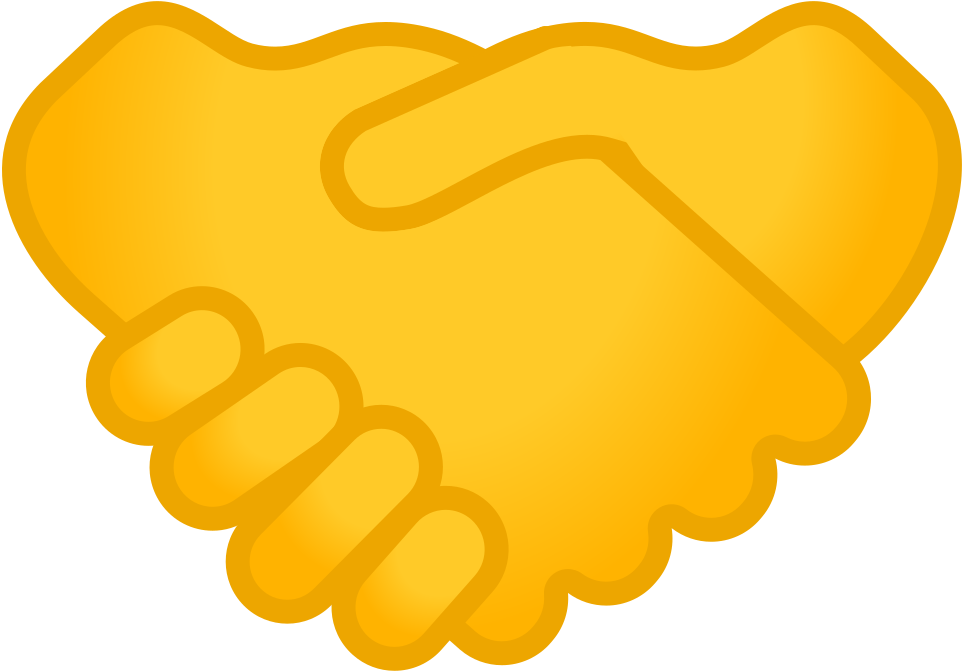 Download Svg Download Png - Handshake Emoji Clipart (1024x1024), Png Download