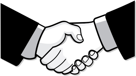 Medium Image - Handshake Free Transparent Clipart (566x800), Png Download
