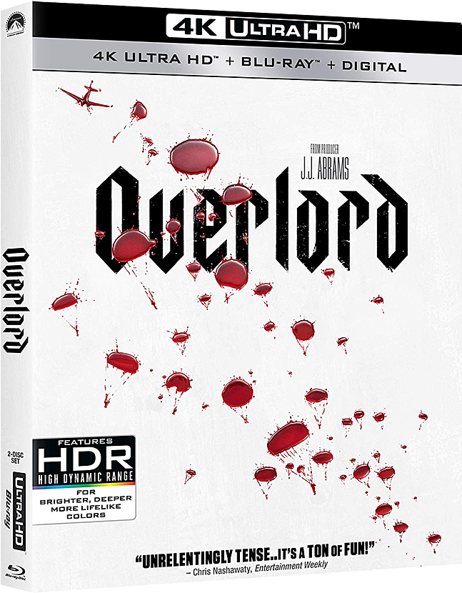 Rated R - Overlord 2018 Blu Ray Clipart (700x876), Png Download