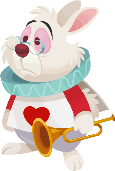Alice In Wonderland Disney Characters Png Download - Alice In Wonderland Png Clipart (456x677), Png Download