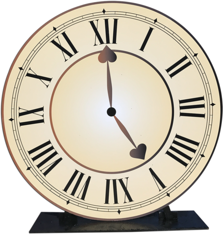 Alice In Wonderland Clock Png Clipart (620x620), Png Download