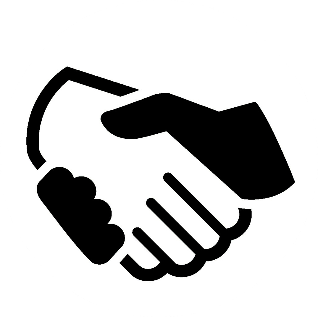 Handshake - Logo Hand Check Clipart (1024x1022), Png Download