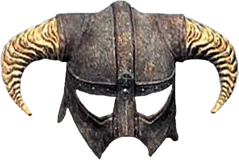 Skyrim Helmet Png - Skyrim Iron Helmet Png Clipart (1111x866), Png Download