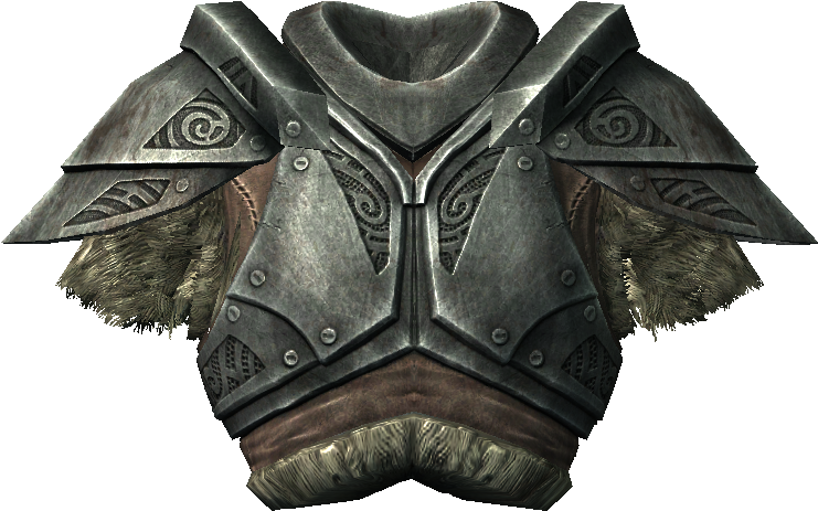Skyrim Armor Png - Steel Armor Skyrim Png Clipart (756x756), Png Download