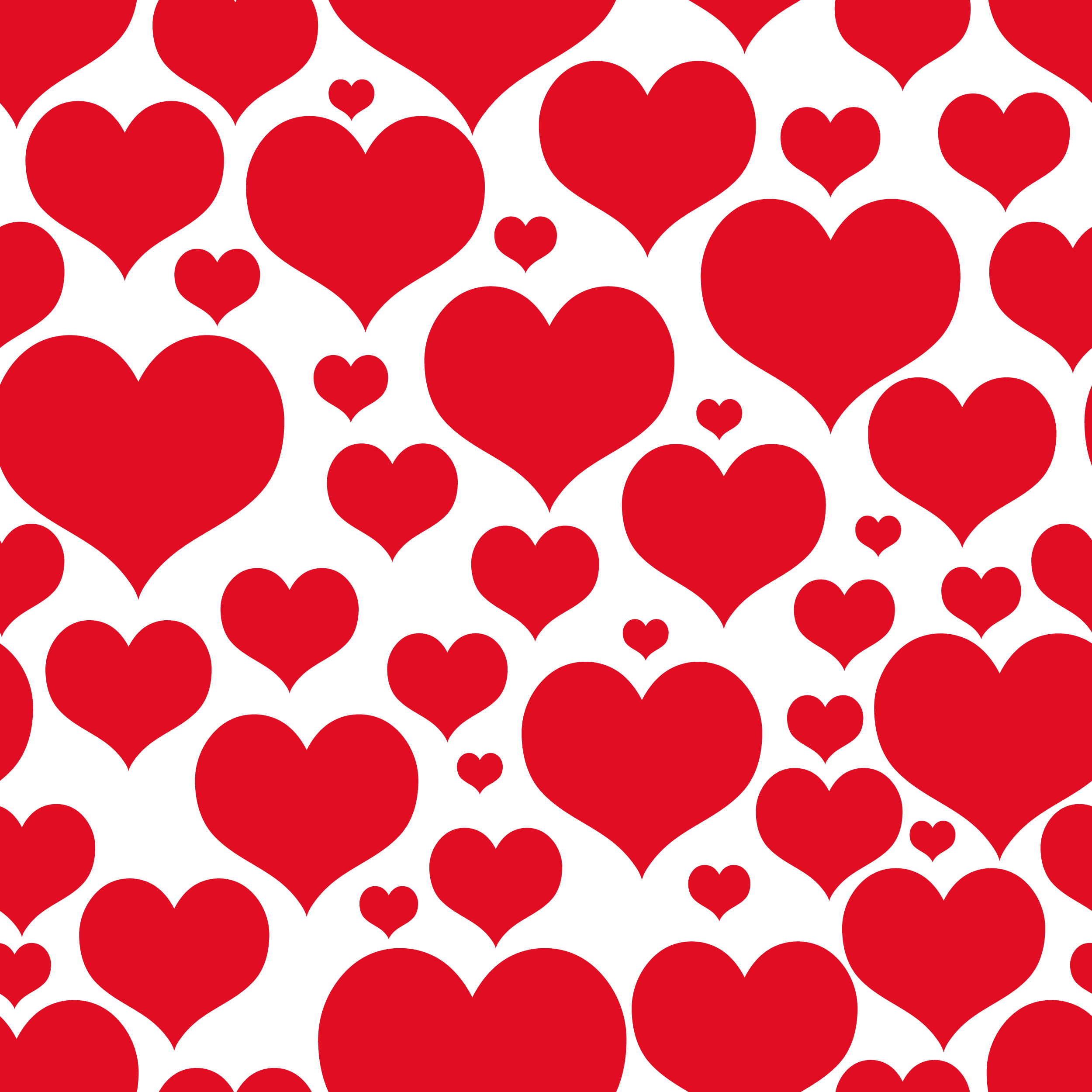 Valentines Day Screensavers - Hearts Clipart Transparent Background - Png Download (2500x2500), Png Download