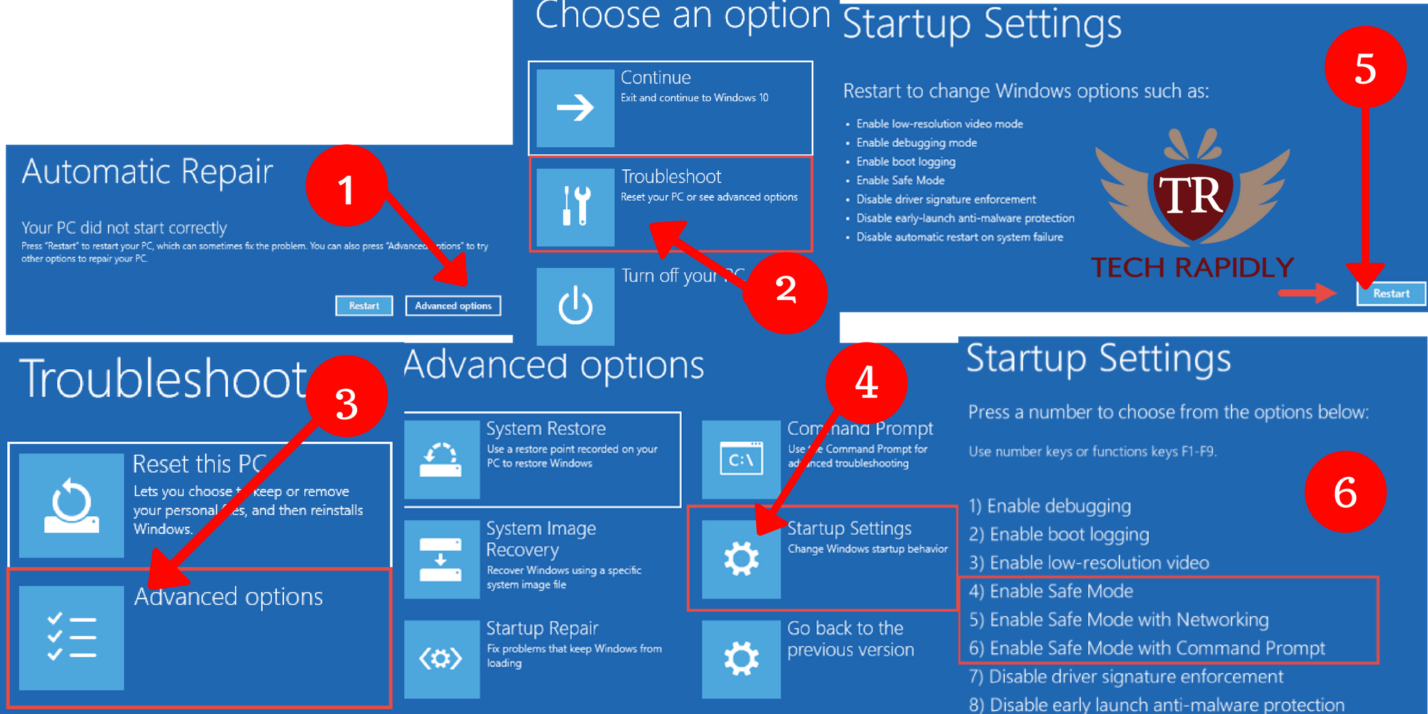 Windows 10 Safe Mode Black Screen - Safe Mode Windows 10 Clipart (2000x1000), Png Download