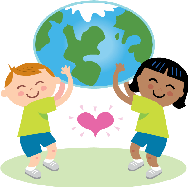 Picture Transparent Index Yohana Nets Images Childrenworld - Love Our Earth Cartoon Clipart (603x601), Png Download