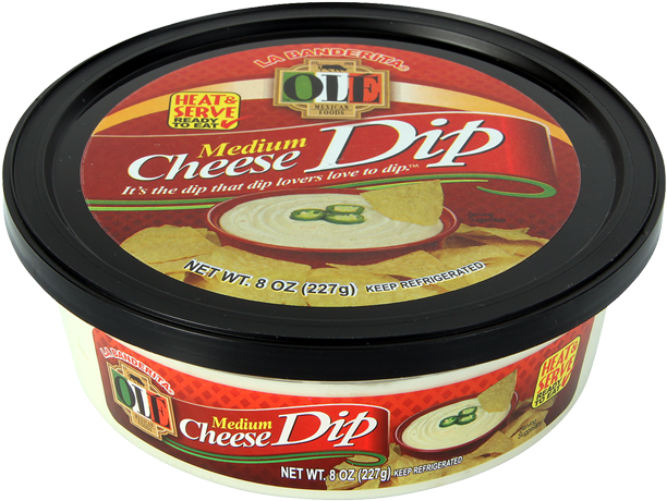 Medium Hot Queso Dip 8oz - Paste Clipart (712x882), Png Download