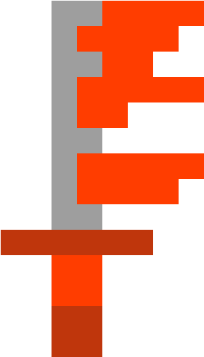 Fire Sword - Carmine Clipart (1184x1184), Png Download