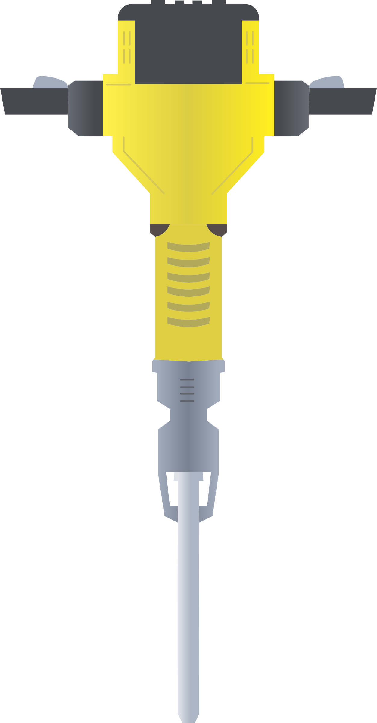 Jack Hammer Free Png Image - Jackhammer Png Clipart (1252x2400), Png Download
