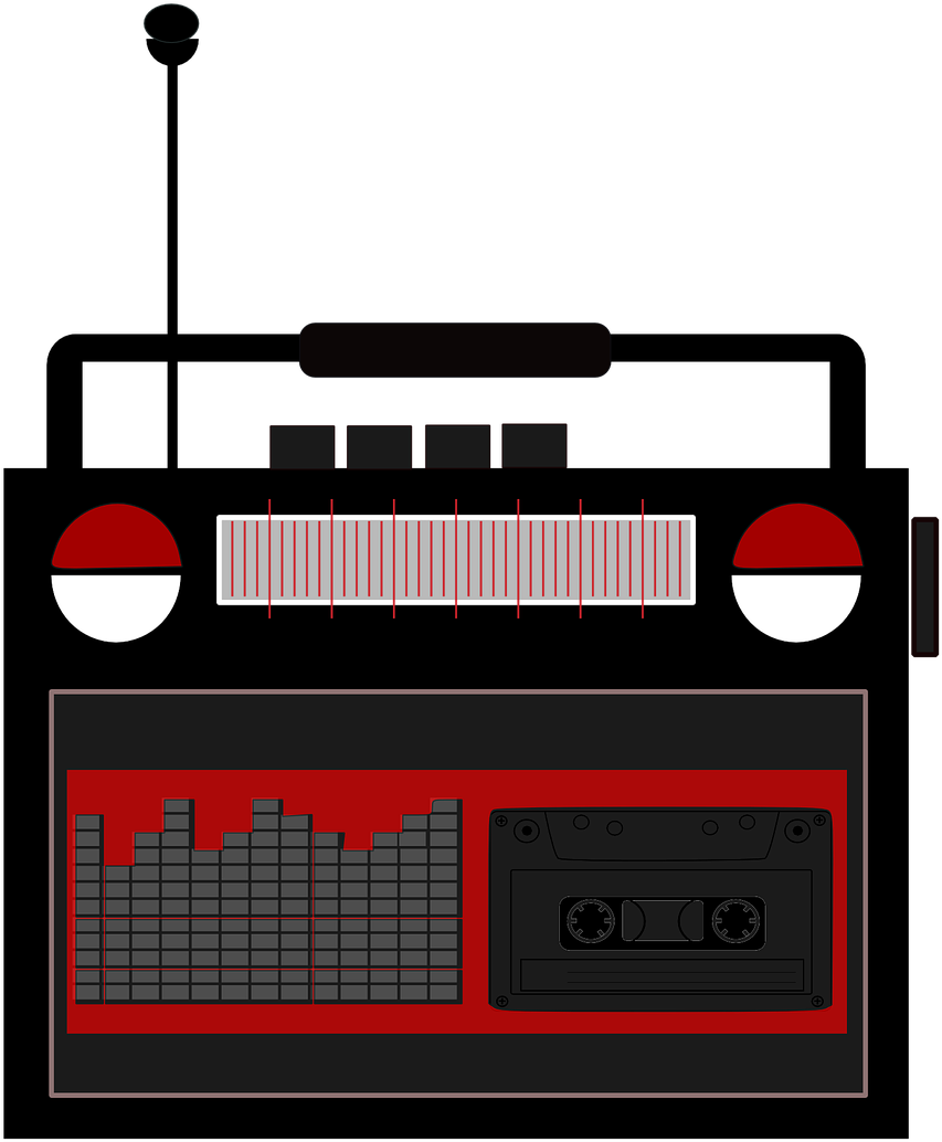 Vintage Radio Tape - Fita De Rádio Png Clipart (905x1280), Png Download