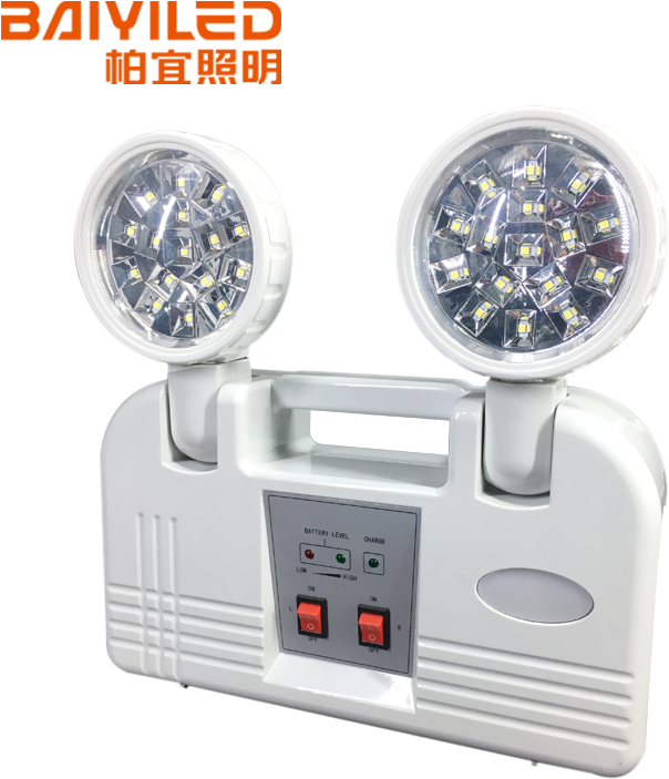 Explosion Proof Twin Spot Emergency Light Led With - Light Clipart (750x750), Png Download