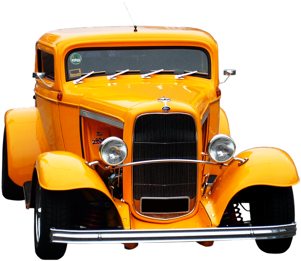 Auto Hotrod Ford Vehicle Isolated Transparent - Hot Rod Car Png Clipart (960x640), Png Download