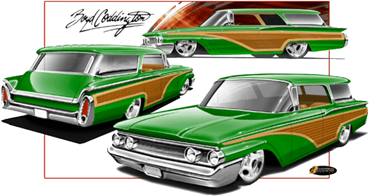 E-85 Powered Hot Rod - Green Hot Rod Png Clipart (802x522), Png Download