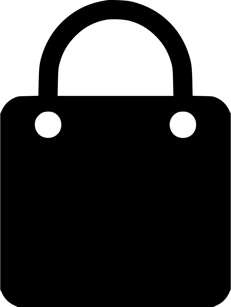 Shopping Bag Icon Png - Shopping Bag Free Icon Clipart (736x980), Png Download