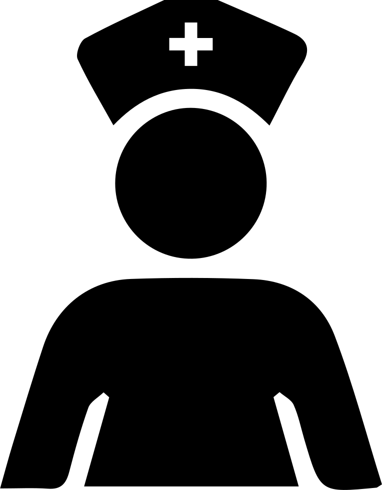 Download Png File Svg Black And White Nurse Clipart Transparent Png Large Size Png Image Pikpng
