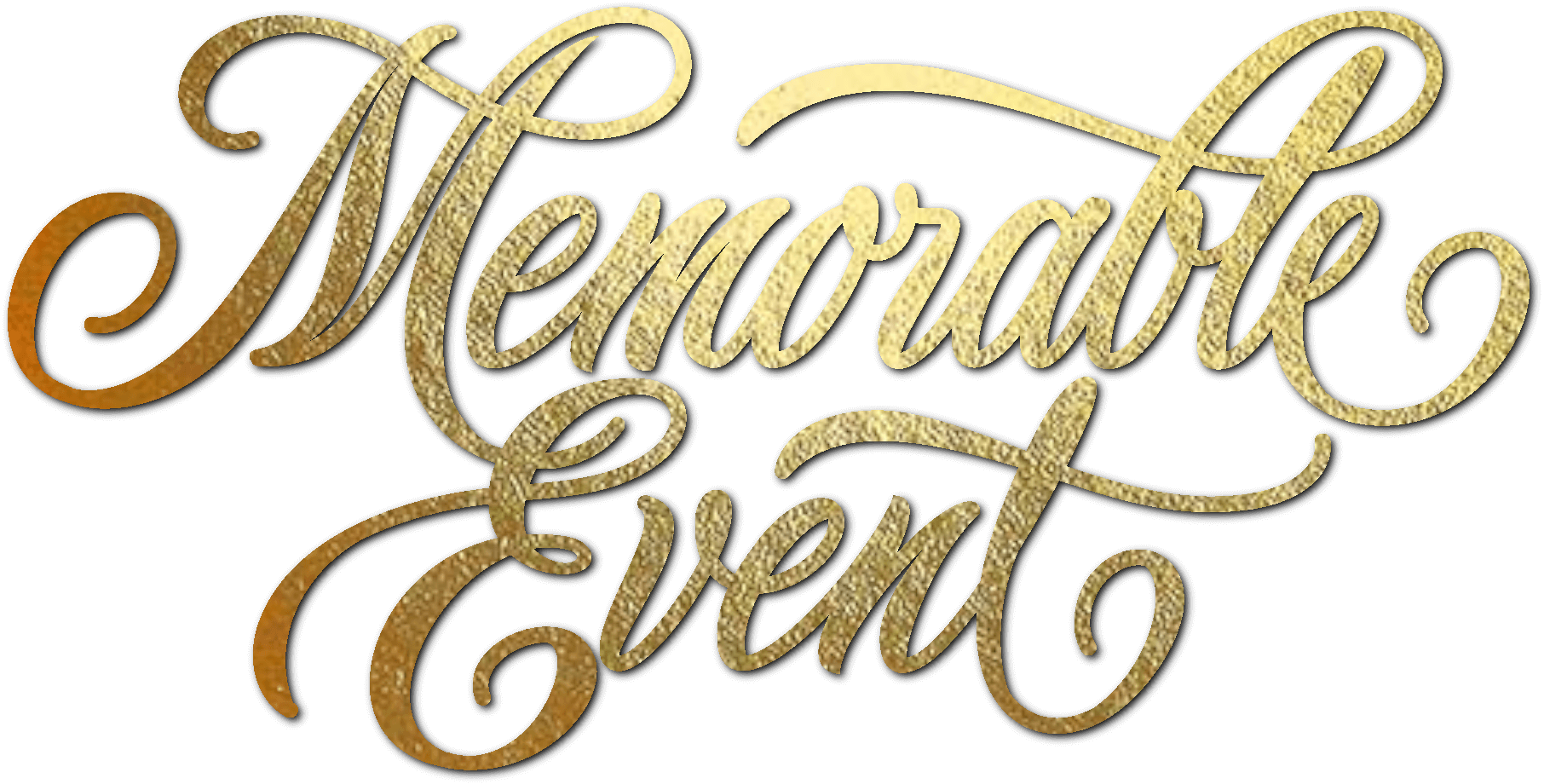 Memorable Event Logo - Calligraphy Clipart (1812x920), Png Download