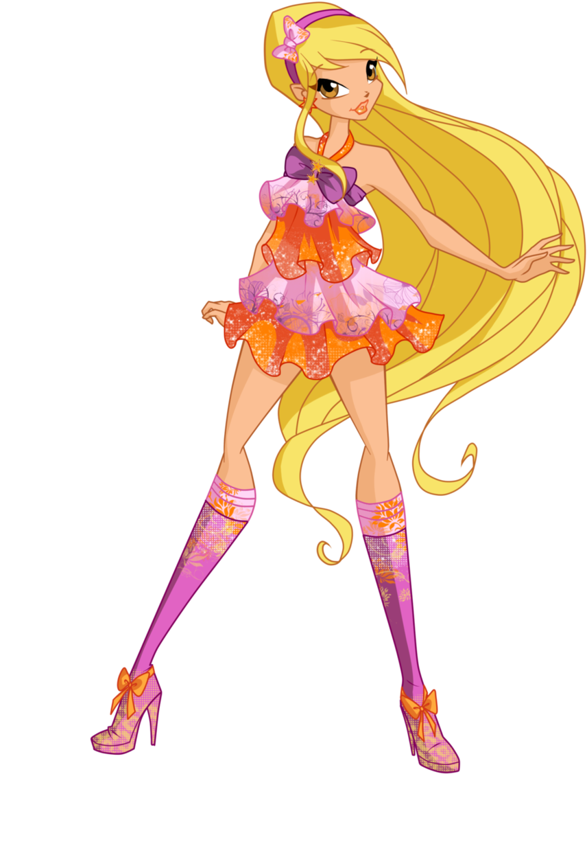 Winx Club Stella Png - Stella Winx Clipart (900x1320), Png Download