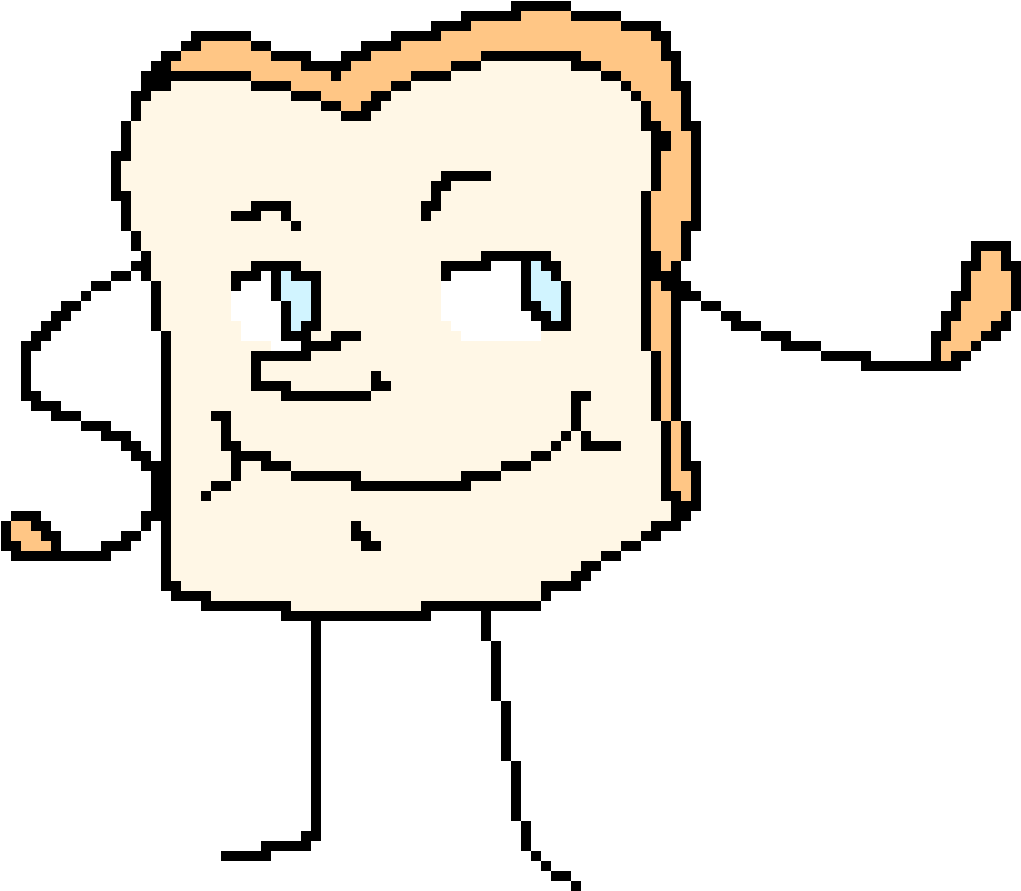 Tony The Bread - Cartoon Clipart (1090x970), Png Download
