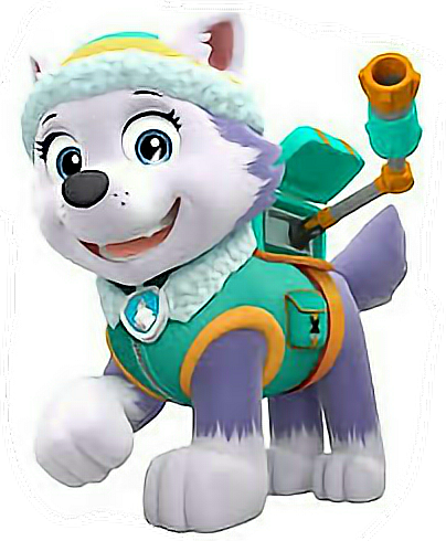 #everest Patrulha Canina - Everest Paw Patrol Png Clipart (404x490), Png Download