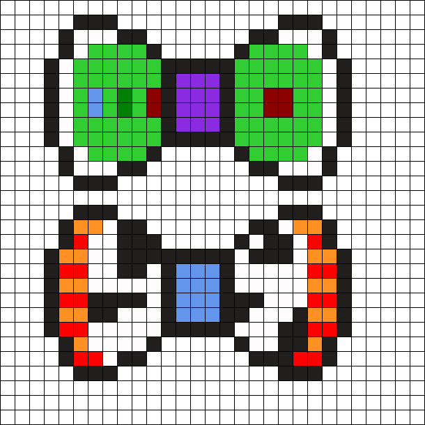 Buzz And Woody Bows Perler Bead Pattern - Magic Potion Animated Gifs Clipart (610x610), Png Download