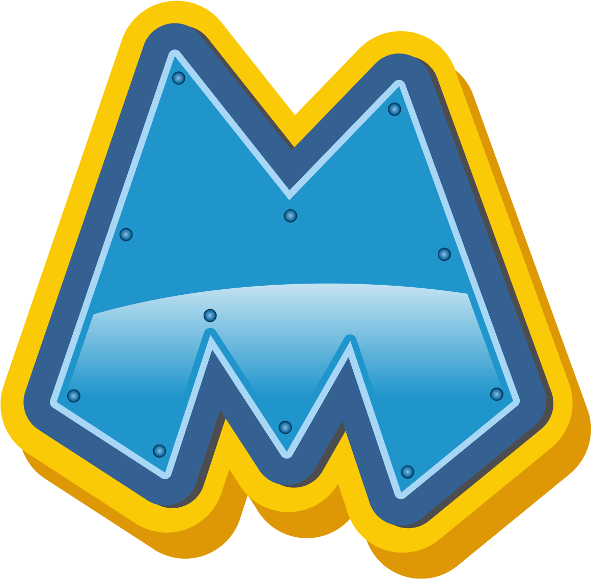 Letra M Patrulha Canina Clipart (1200x1200), Png Download