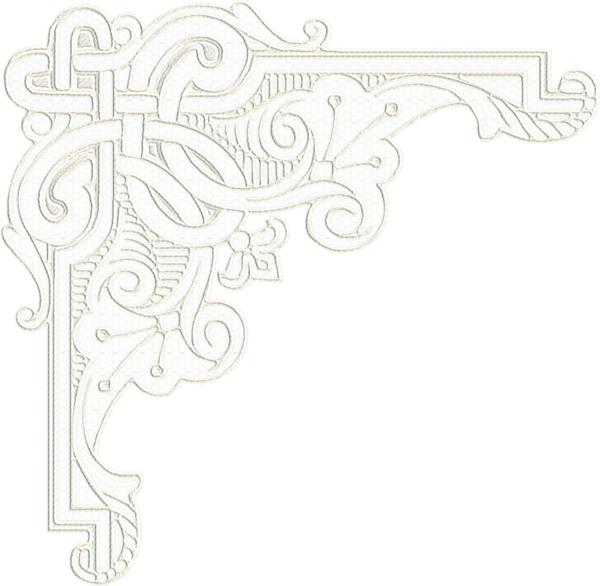Picture Freeuse Lace Clipart Corner Lace - White Lace Corner Png Transparent Png (600x586), Png Download