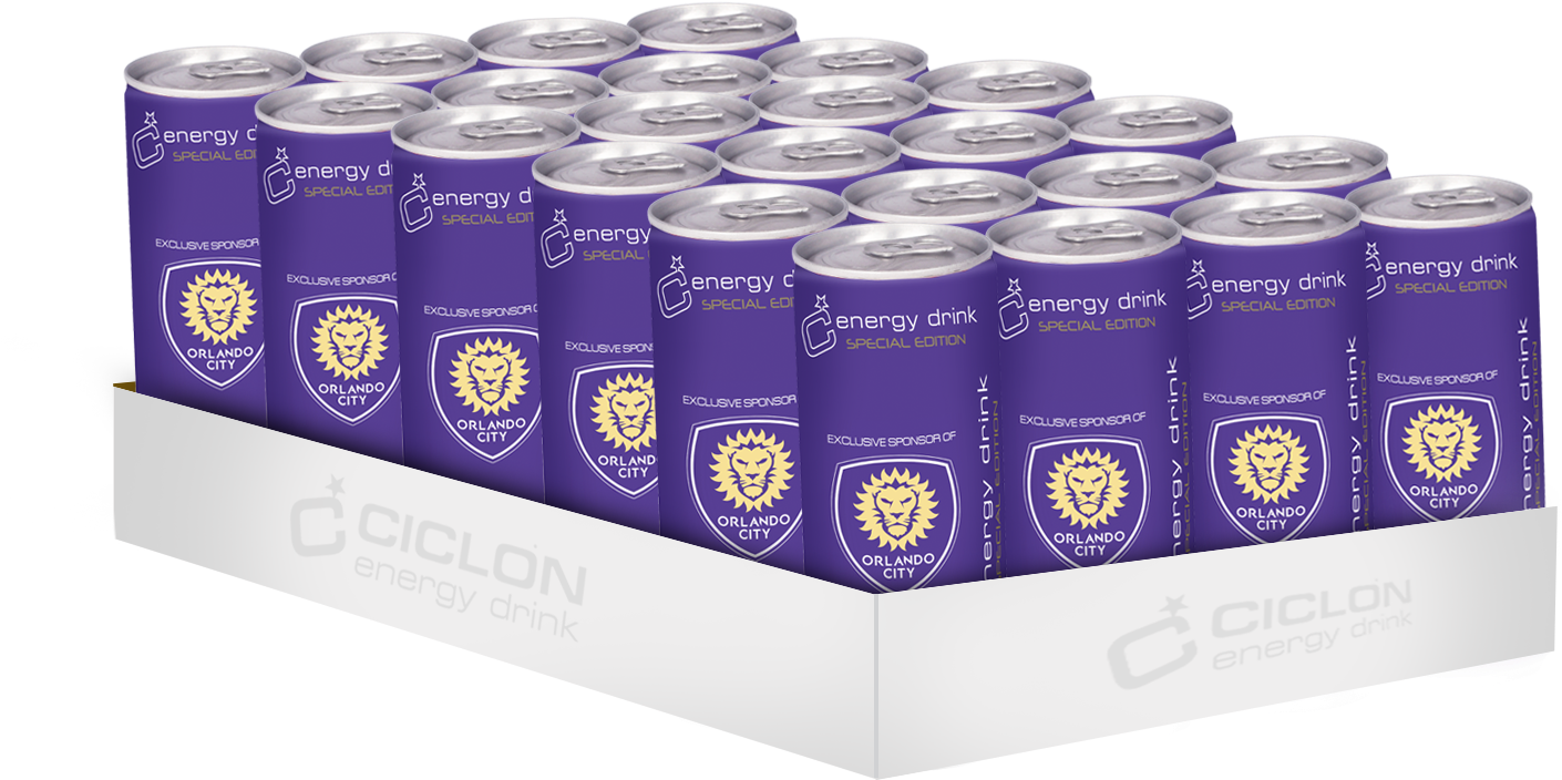 Ciclón Energy Drink Special Edition Orlando City Only - Domaine De Canton Clipart (1410x704), Png Download