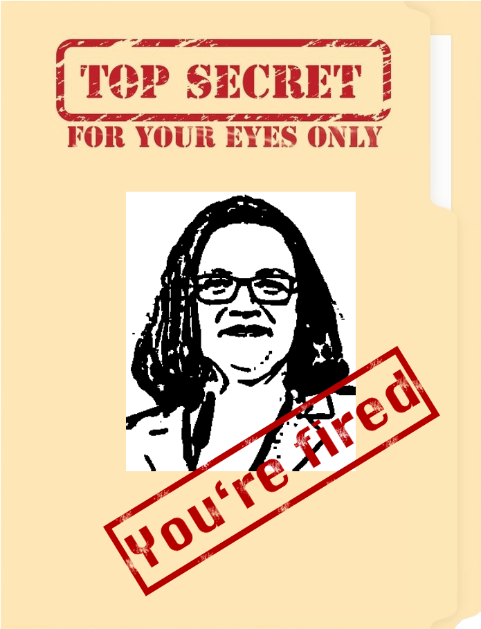 #nahles You're Fired #spd #dieselskandal #unfähig #arbeitslos - Top Secret Clipart (1000x1000), Png Download