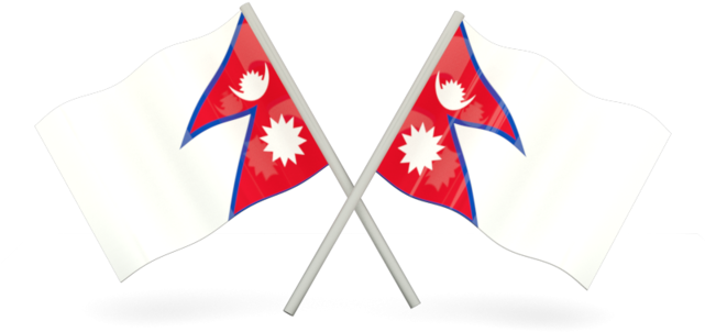 Nepal Flag Cross Clipart (640x480), Png Download