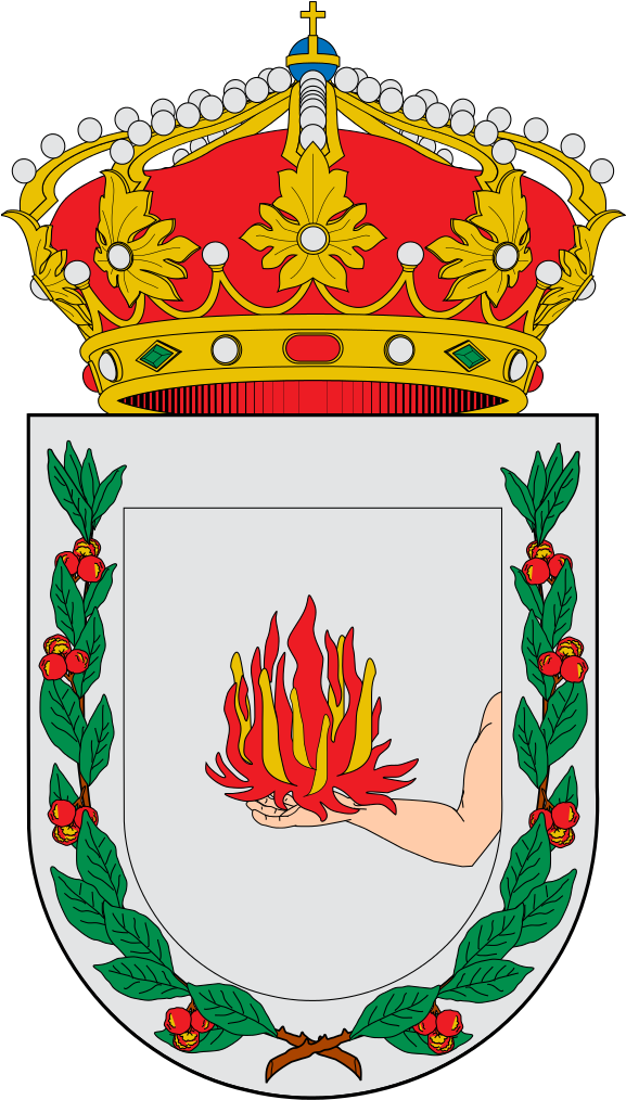 Escudo De Aldeaquemada - Escudo Urrea De Jalon Clipart (577x1023), Png Download