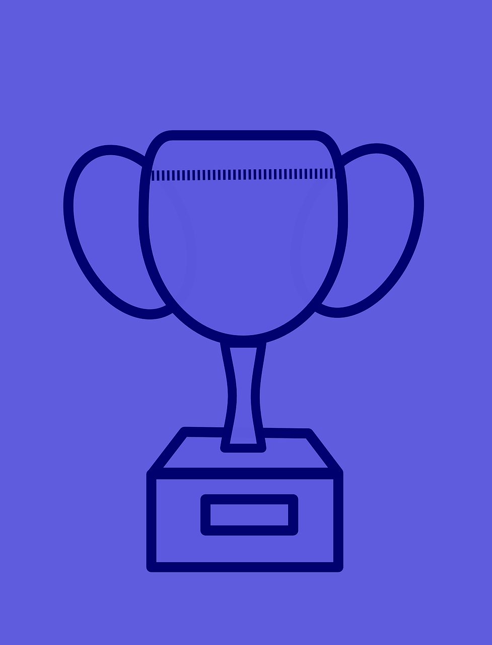 Trophy Cup Prize - Cup Outline Clipart (977x1280), Png Download